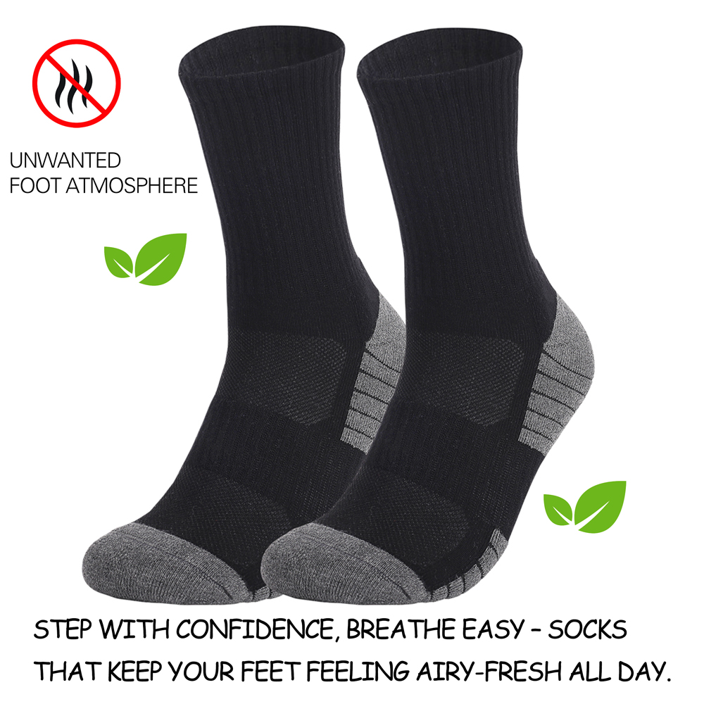 1/3/6 Pairs Thick Men Women Hi - Athletic Sock Cushion review and price