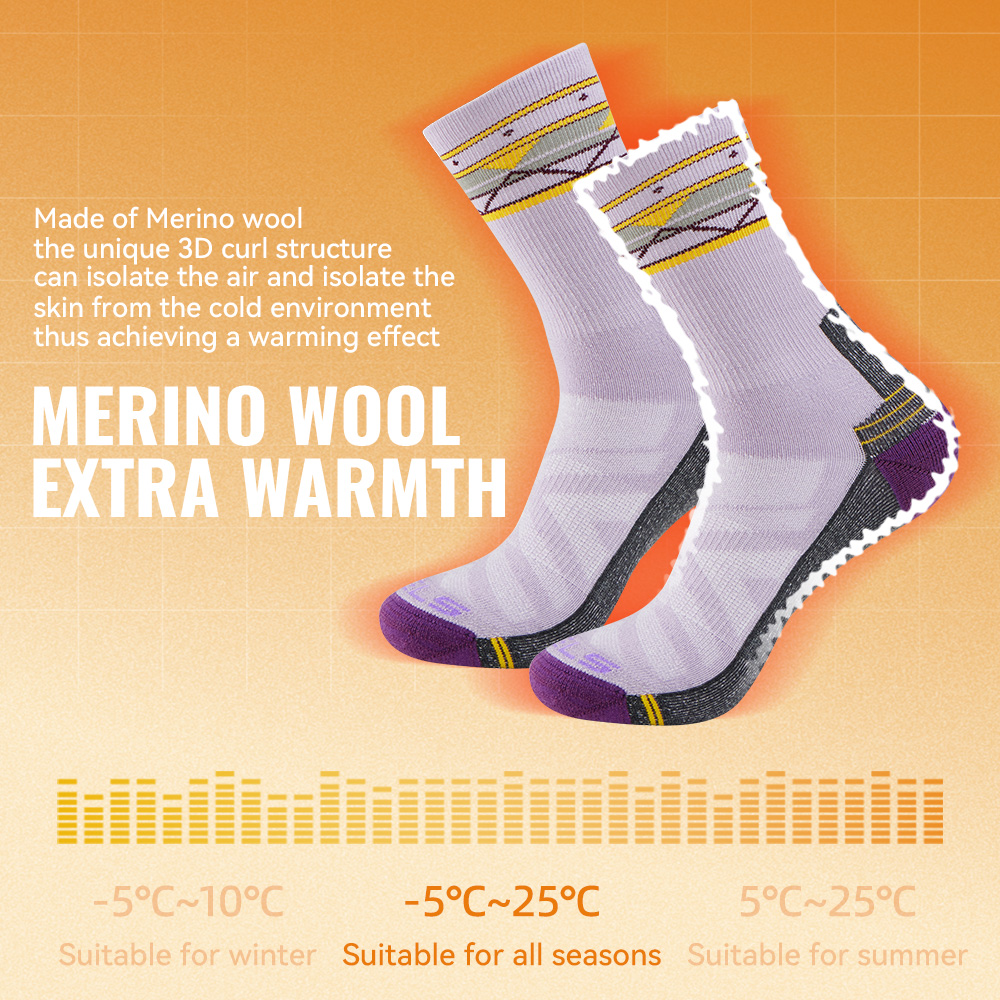 WRELS 1/2/3 Pairs Merino Wool  - Wool Hiking Sock review and price