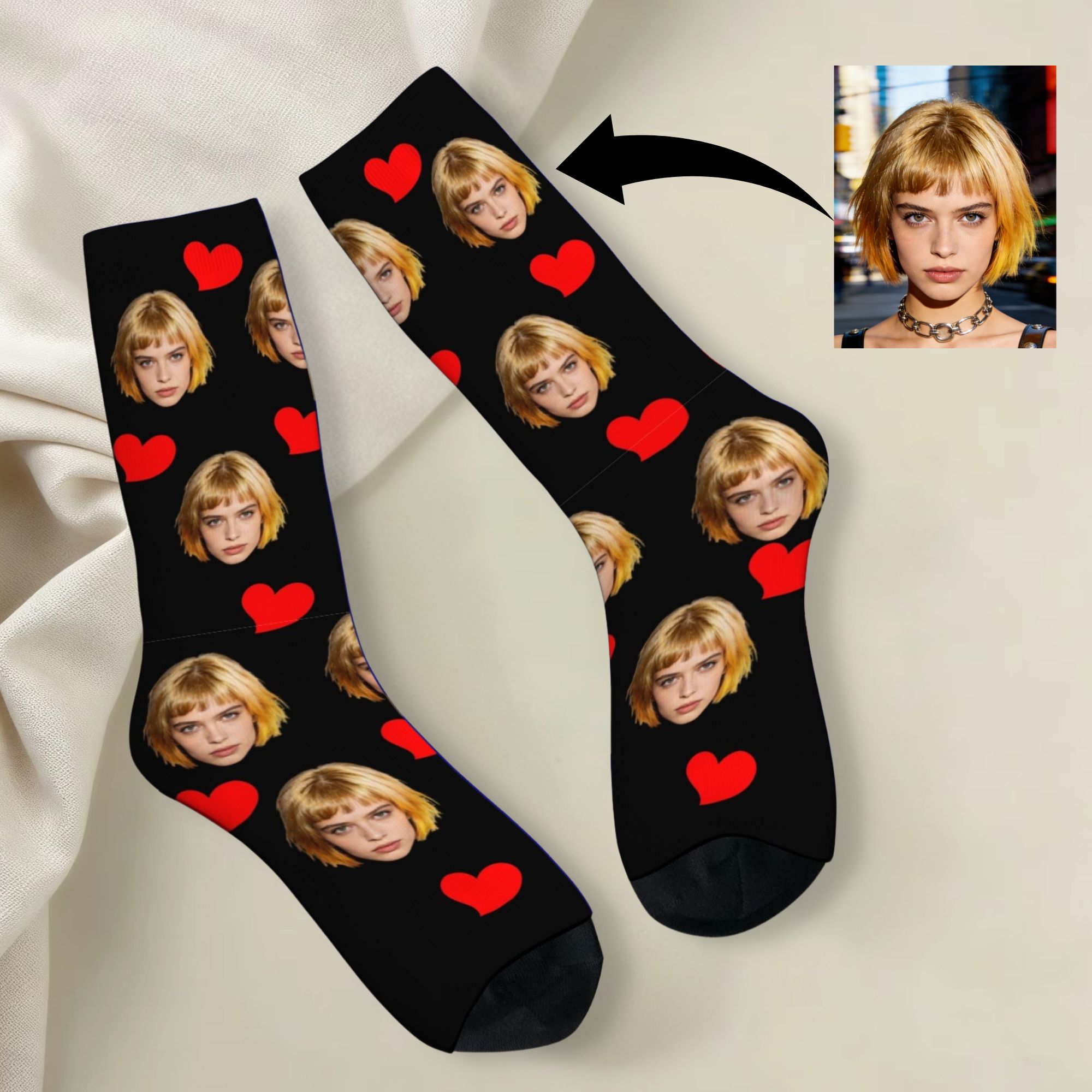 Personalized Custom Avatar Fac - Dress Sock Men review and price